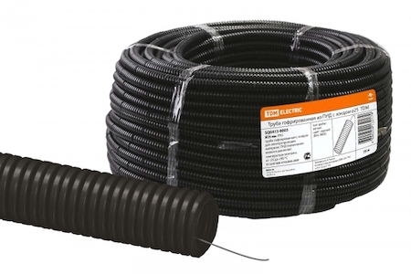 TDM ELECTRIC SQ0413-0003 Труба гофр. ПНД d 25 с зондом (75 м) легкая TDM